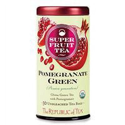 The Republic of Tea, Organic Pomegranate Green Tea, Tea Bags, 50 ct