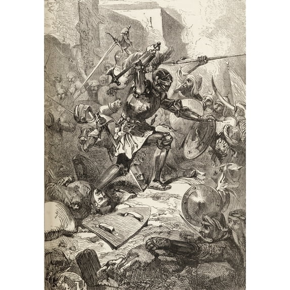 The Repulse Of The Turks At The Siege Of Vienna Austria In 1529. From The Book