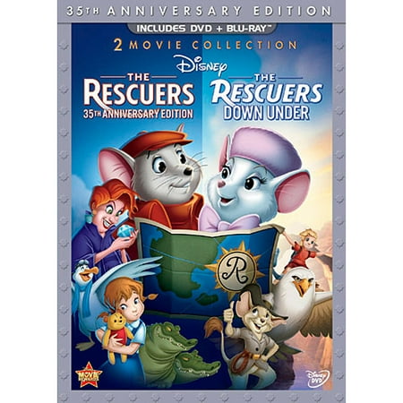 The Rescuers and The Rescuers Down Under (35th Anniversary Edition) (DVD + Blu-ray)