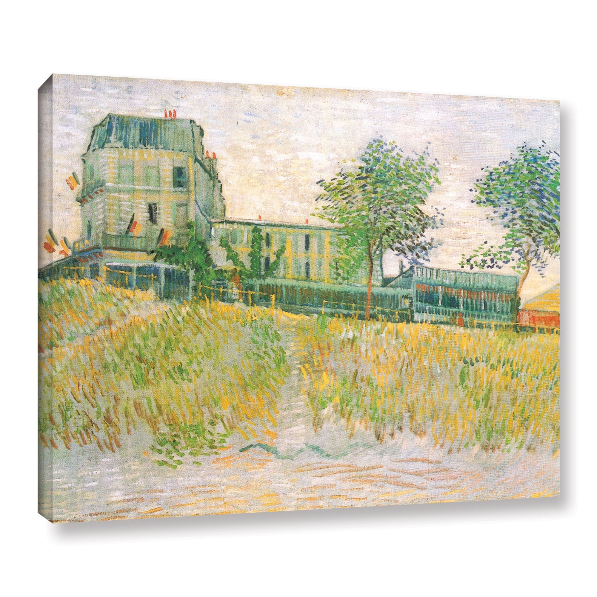 The Restaurant de la Sirene, Asnieres Gallery Wrapped Canvas