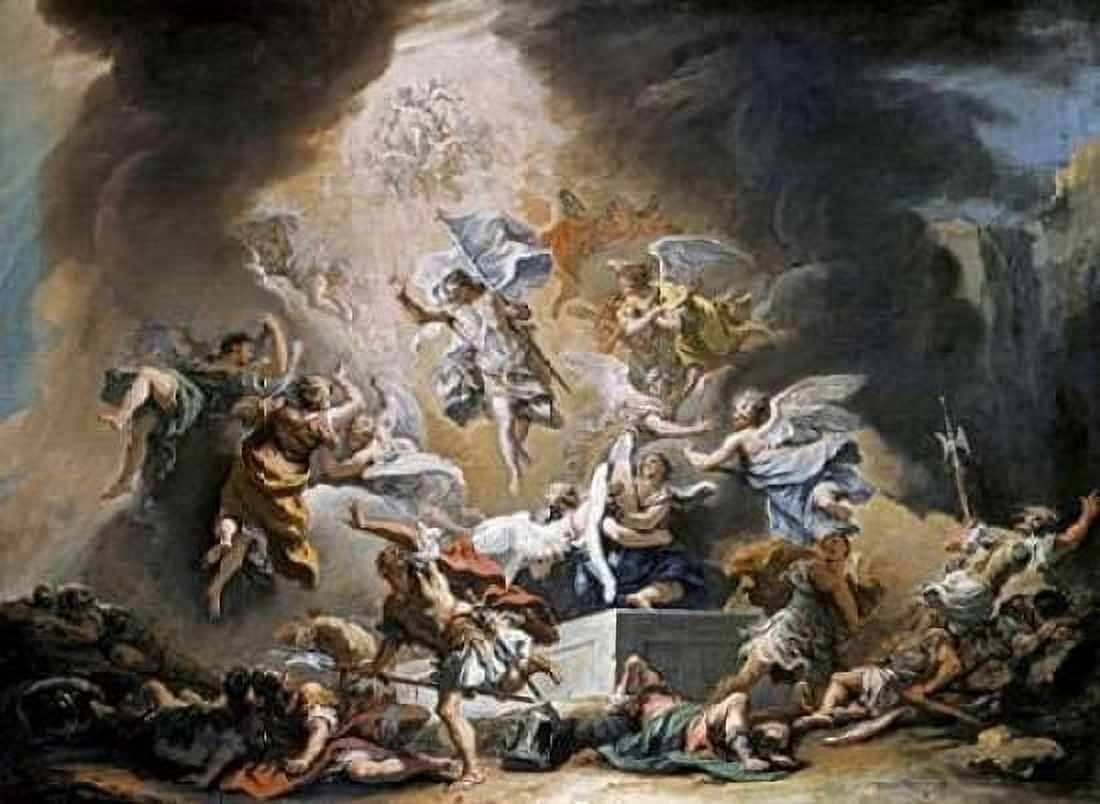 The Resurrection Canvas Art - Sebastiano Ricci (18 x 24)