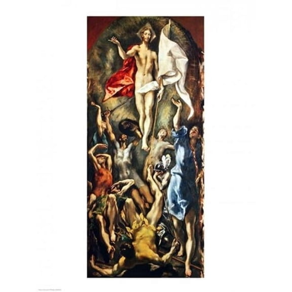The Resurrection Poster Print by El Greco - 24 x 36 in. - Large