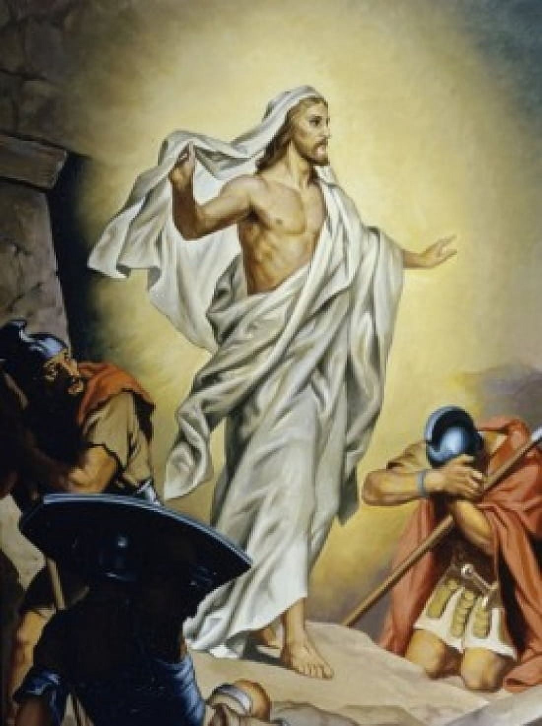 The Resurrection of Jesus Heinrich Hoffmann (1824-1911 German) Canvas Art - Heinrich Hoffmann (24 x 36)