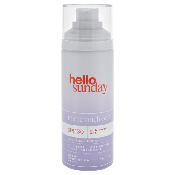 The Retouch One Sun Face Mist SPF 30 PA Plus by Hello Sunday for Women - 2.54 oz Mist