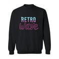 thumbnail image 1 of The Retro Wave Sweatshirt Women -Image by Shutterstock, Female x-Large, 1 of 4