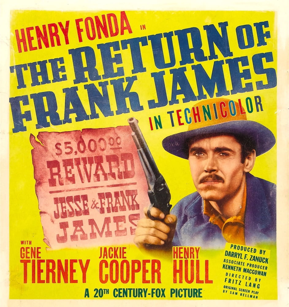 The Return Of Frank James Canvas Art - (11 x 17)