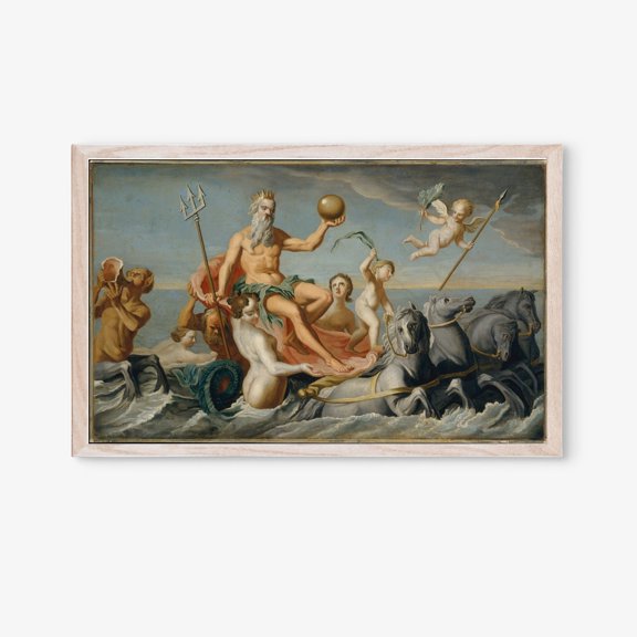 The Return Of Neptune, Fine Art , Oceanic Decor, Ocean Lover, Mythological , John Singleton Copley Unframed Paper Print