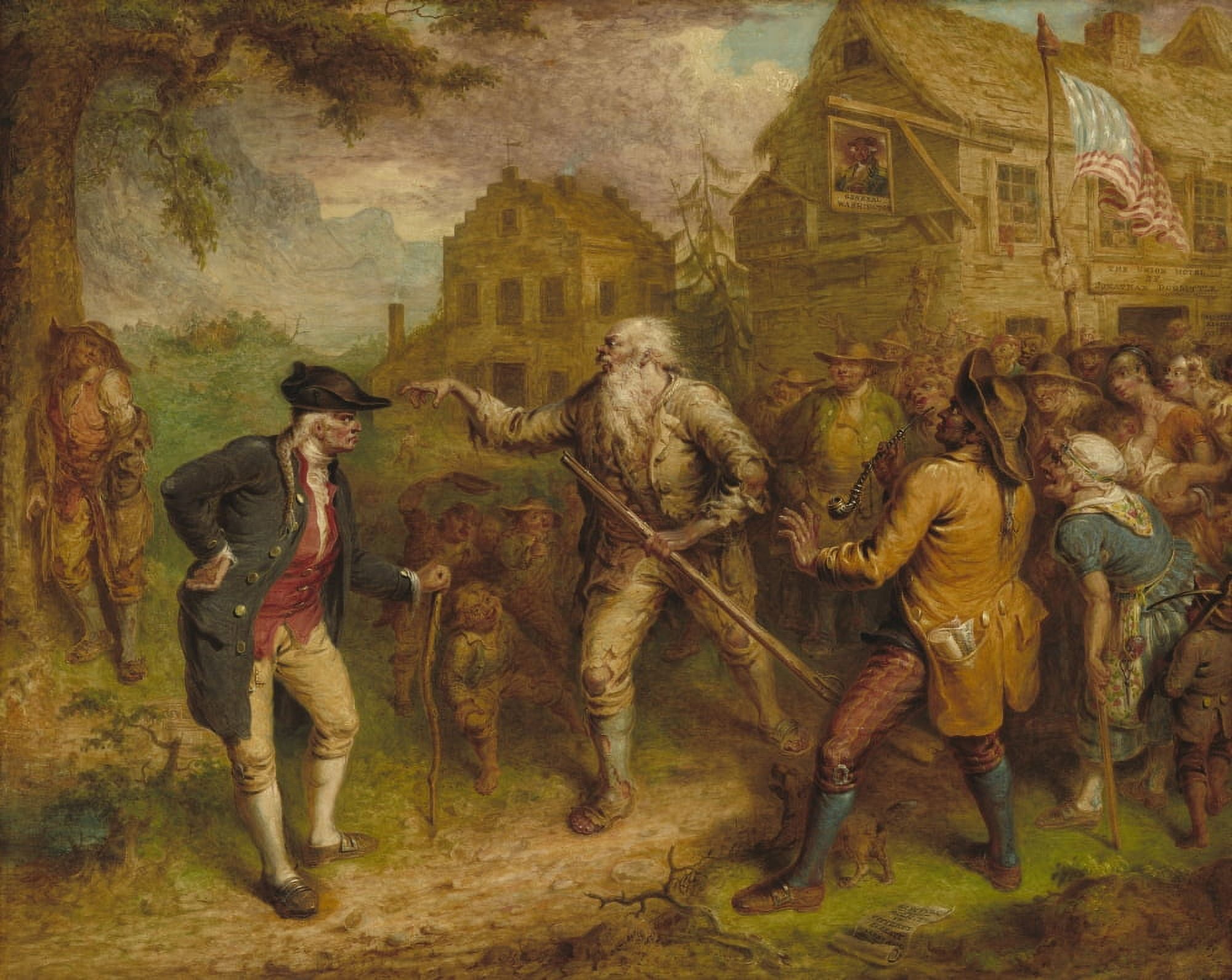The Return Of Rip Van Winkle Canvas Art - (24 x 18)