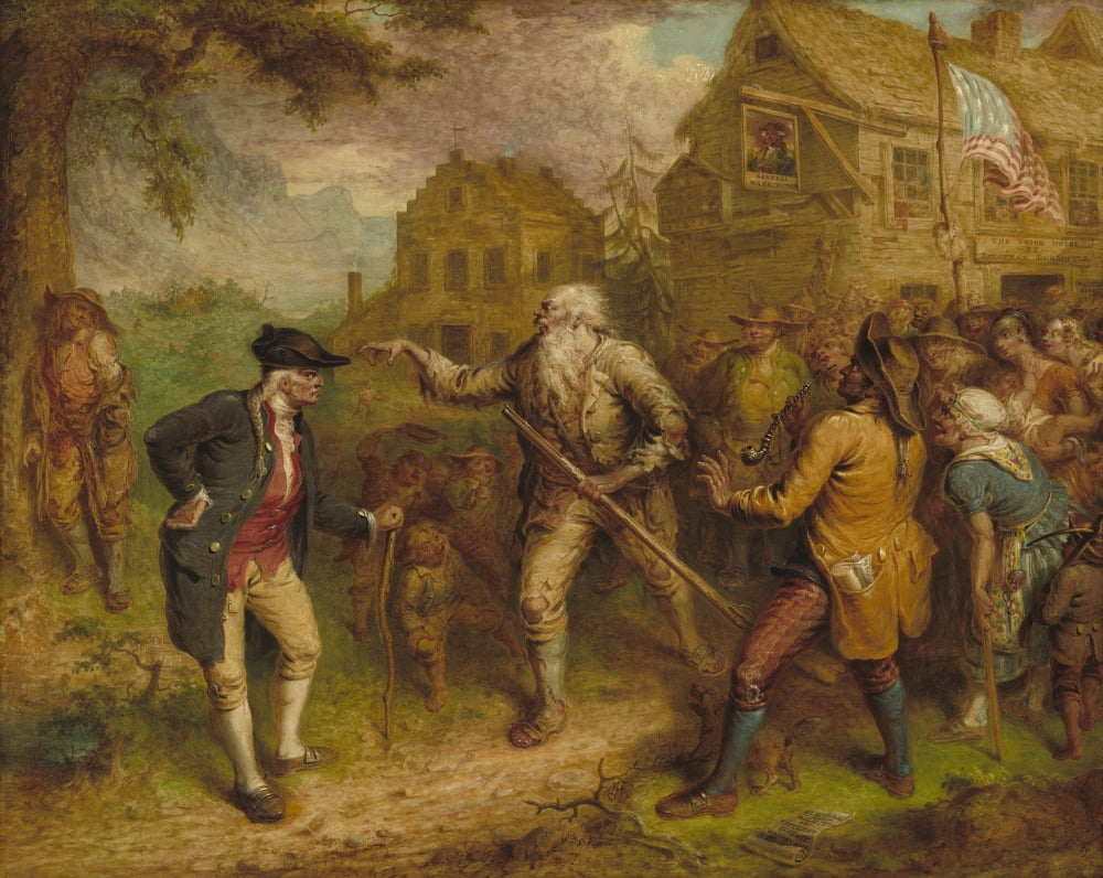 The Return Of Rip Van Winkle Canvas Art - (36 x 24)