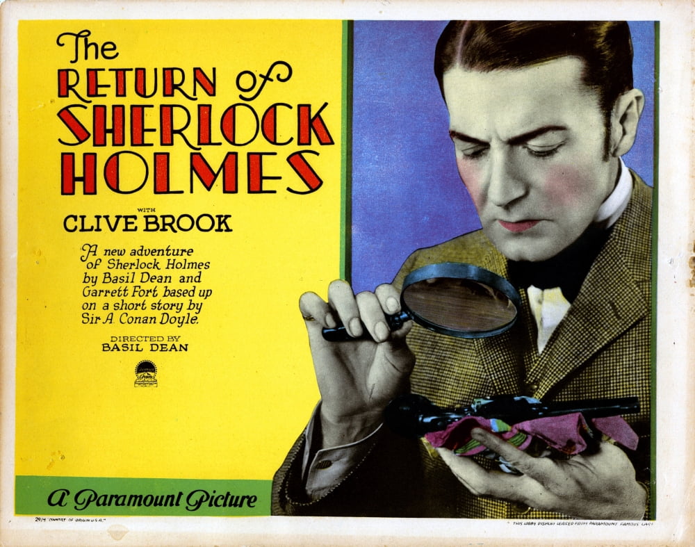 The Return Of Sherlock Holmes Canvas Art - (28 x 22)