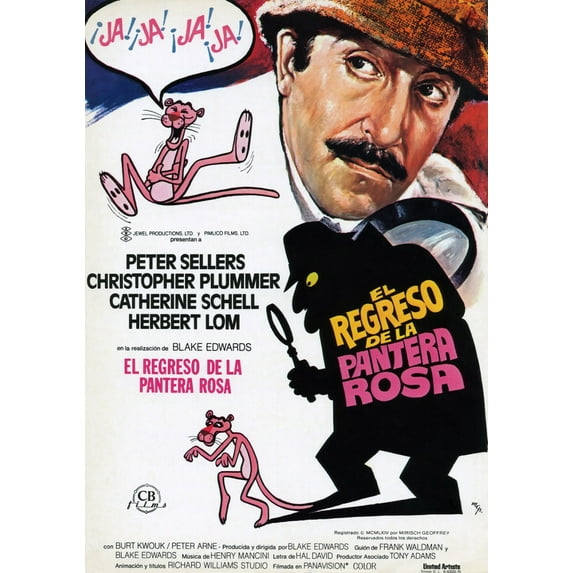 The Return Of The Pink Panther (Aka El Regreso De La Pantera Rosa) Peter Sellers 1975 Movie Poster Masterprint (24 x 36)
