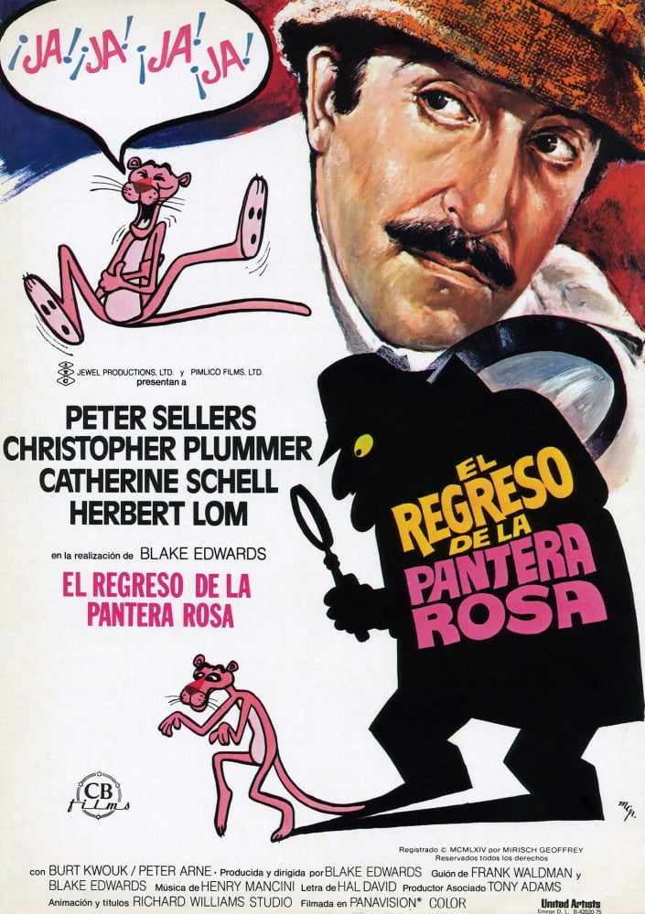 The Return Of The Pink Panther Canvas Art - (11 x 17)