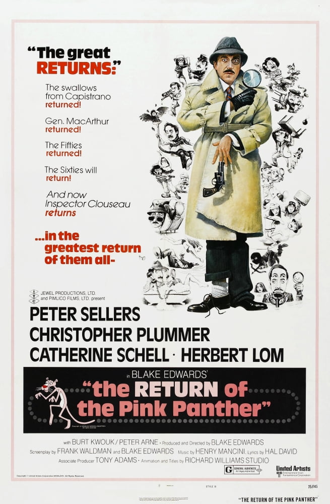 The Return Of The Pink Panther U Canvas Art - (11 x 17)