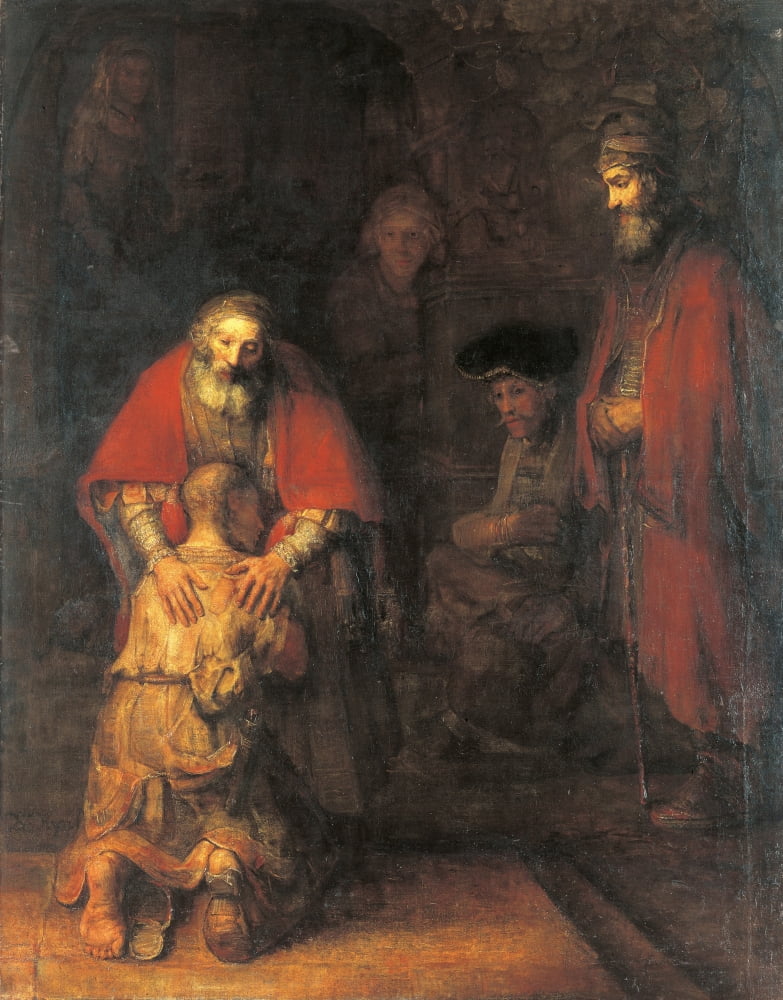 The Return Of The Prodigal Son Canvas Art - (24 x 36)