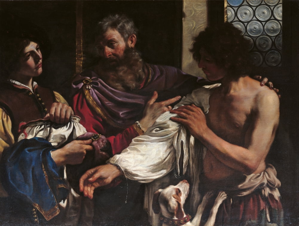 The Return Of The Prodigal Son Canvas Art - (36 x 24)