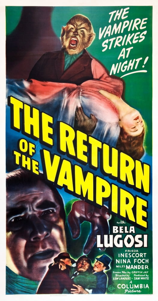 The Return Of The Vampire Canvas Art - (11 x 17)