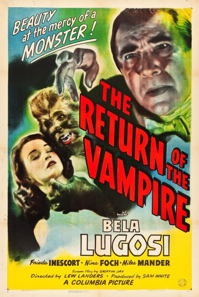 The Return Of The Vampire Canvas Art - (24 x 36)