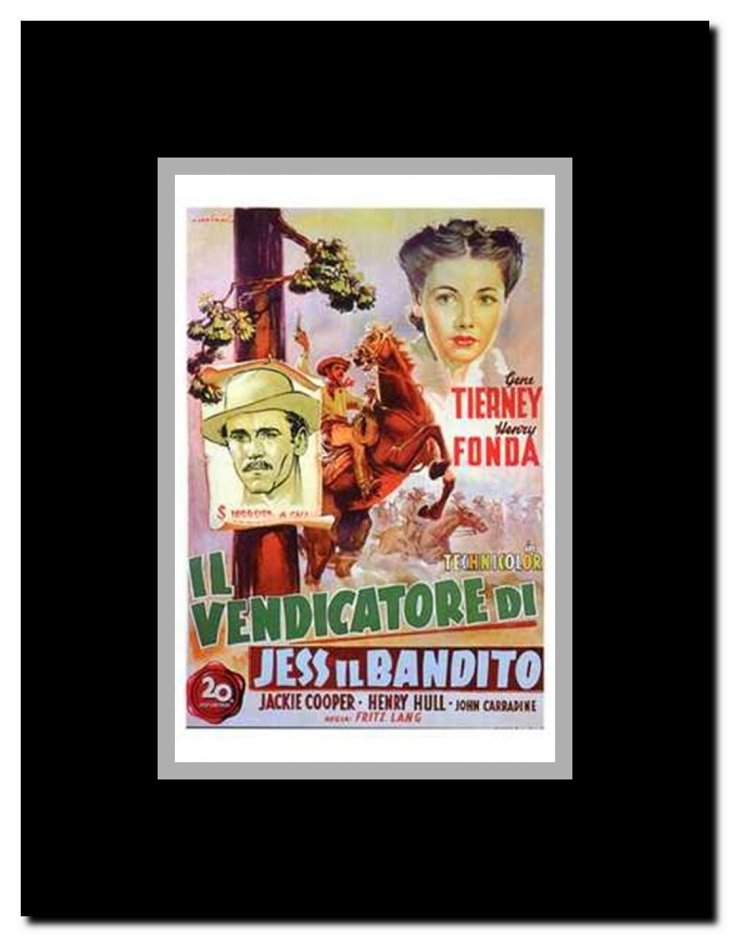 The Return of Frank James Framed Movie Poster