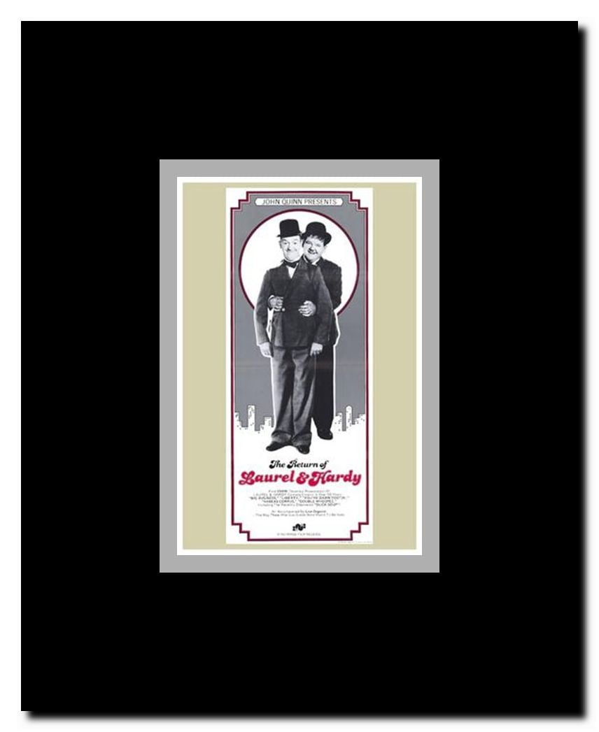 The Return of Laurel and Hardy Framed Movie Poster