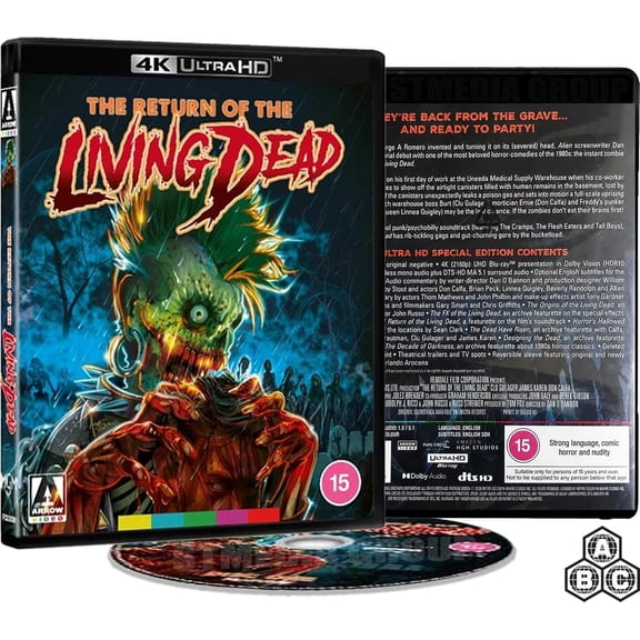 The Return of the Living Dead (4K Ultra HD) Thom Mathews Jewel Shepard James Karen Brian Peck