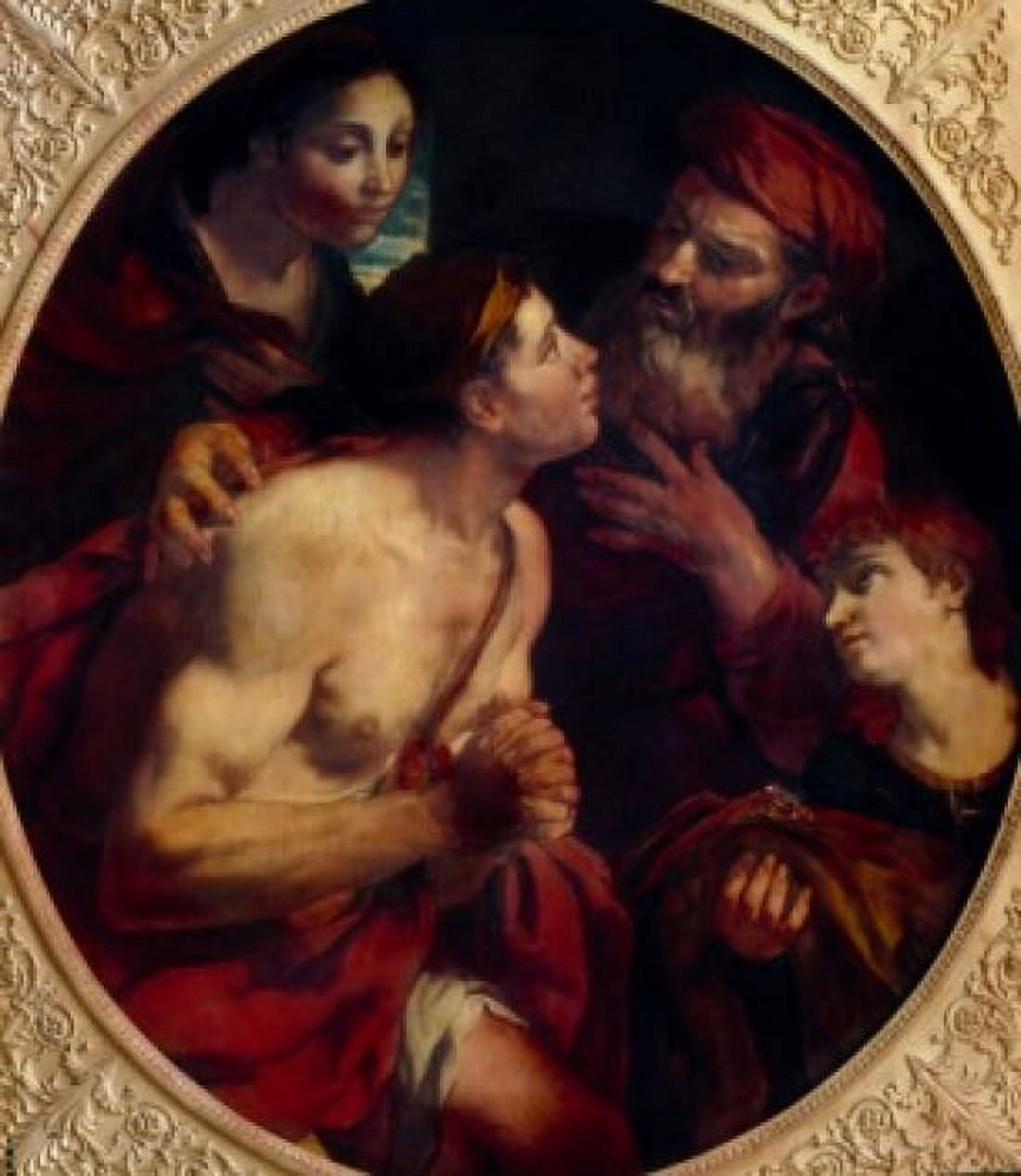The Return of the Prodigal Son by Johann Carl Carlotto Loth (1632-1698) Canvas Art - Johann Carl Carlotto Loth (18 x 24)