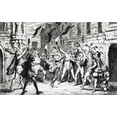 thumbnail image 1 of The Revellers Engraving By George Cruikshank Dated 1845 Of A Scene From Sir Walter Scott's Novel The Fair Maid Of Perth, 1 of 4