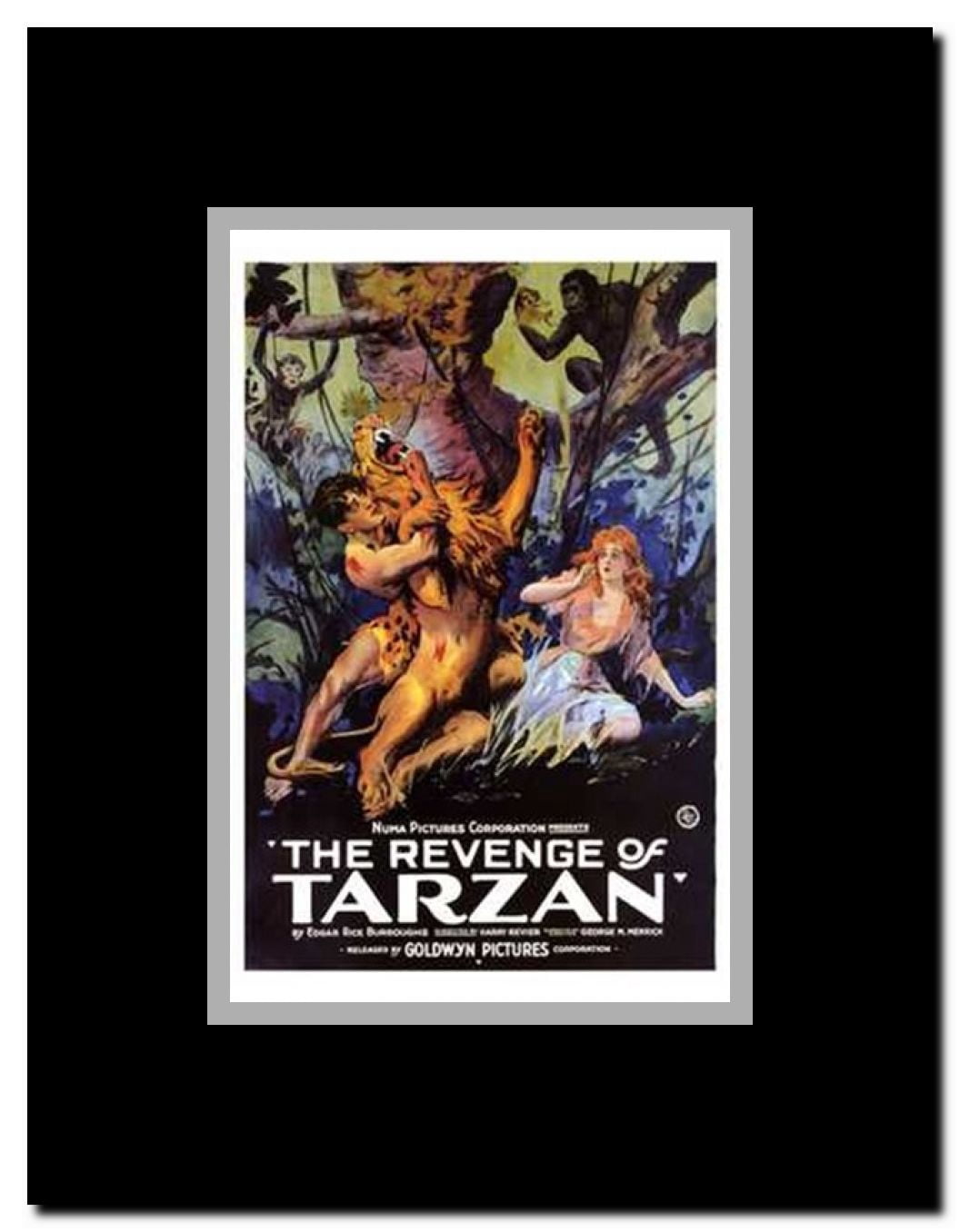 The Revenge of Tarzan c.1920 - style A Framed Movie Poster