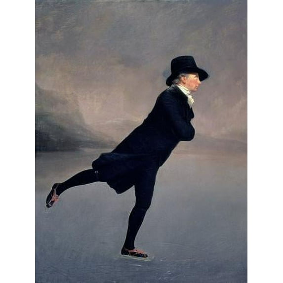 The Reverend Robert Walker Skating on Duddingston Loch, 1795, Seasons Unframed Giclee Print Wall Art by Sir Henry Raeburn Sold by Art.Com