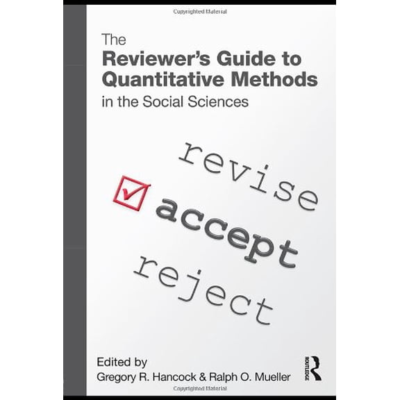Pre-Owned The Reviewer's Guide to Quantitive Methods in the Social Sciences (Paperback) 9780415965088