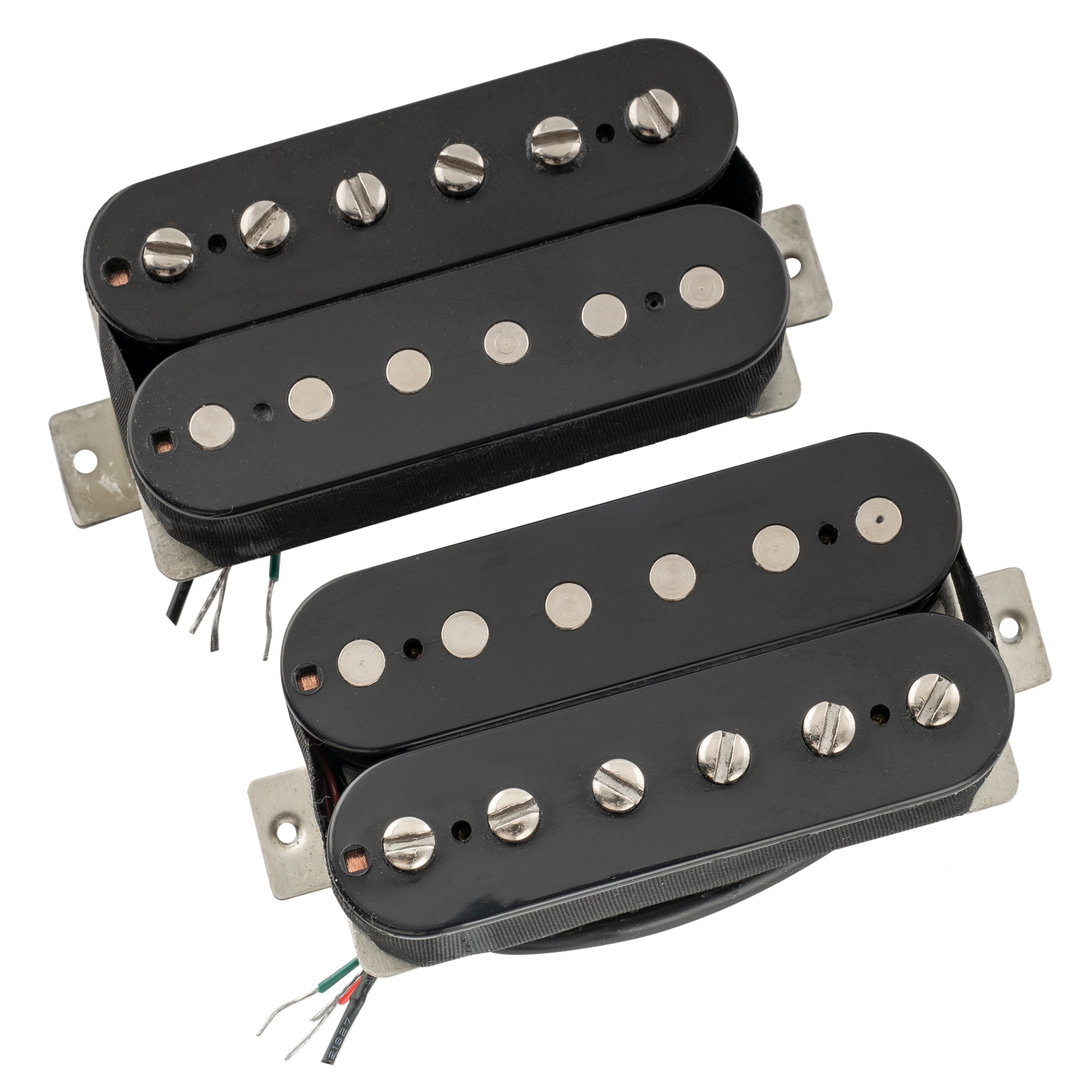 Musiclily Pro Humbucker Pickups Set – Alnico 5, Uncovered, High Output For Rock & Metal Guitar