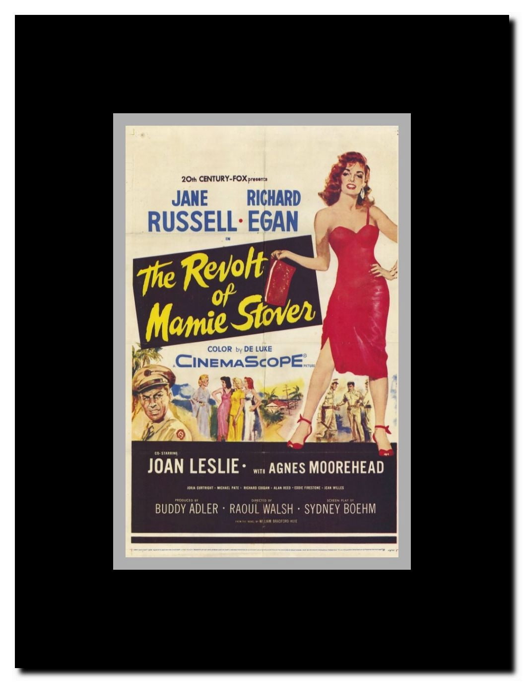 The Revolt of Mamie Stover Framed Movie Poster