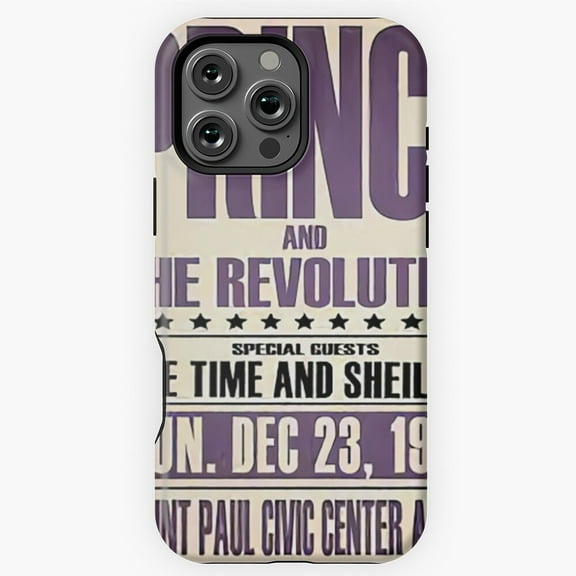 The Revolution Prince's Backing Band Phone Case for iPhone 16 15 14 13 12 11 Pro Max