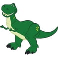thumbnail image 1 of Design with Vinyl Green Dinosaur Wall Decal, 1 of 2