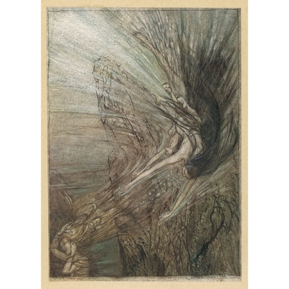 The Rhinemaidens Poster Print By Mary Evans Picture Libraryarthur Rackham (18 X 24)