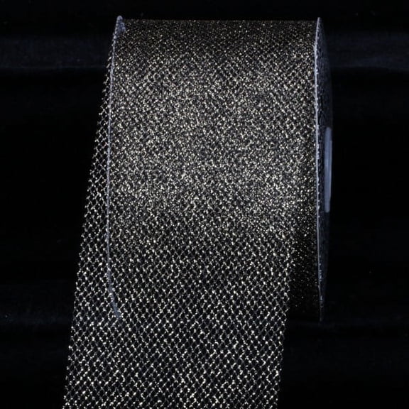 The Ribbon People Antique Black Imperial Tulle Craft Ribbon 3 x 54 Yards