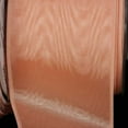 thumbnail image 1 of The Ribbon People Apricot Orange Solid Moire Wired Craft Ribbon 2.5" x 40 Yards, 1 of 2
