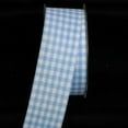 thumbnail image 1 of The Ribbon People Baby Blue and White Gingham Cut Edge Ribbon 1.5" x 132 Yards, 1 of 2