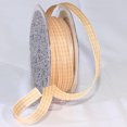 thumbnail image 1 of The Ribbon People Beige and Ivory Gingham Wired Woven Edge Craft Ribbon 0.25" x 108 Yards, 1 of 2