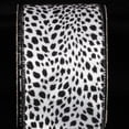 thumbnail image 1 of The Ribbon People Black and White Wire Edged Craft Ribbon 3" x 20 Yards, 1 of 1