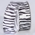 thumbnail image 1 of Black and White Zebra Print Wired Craft Ribbon 2" x 22 Yards, 1 of 2