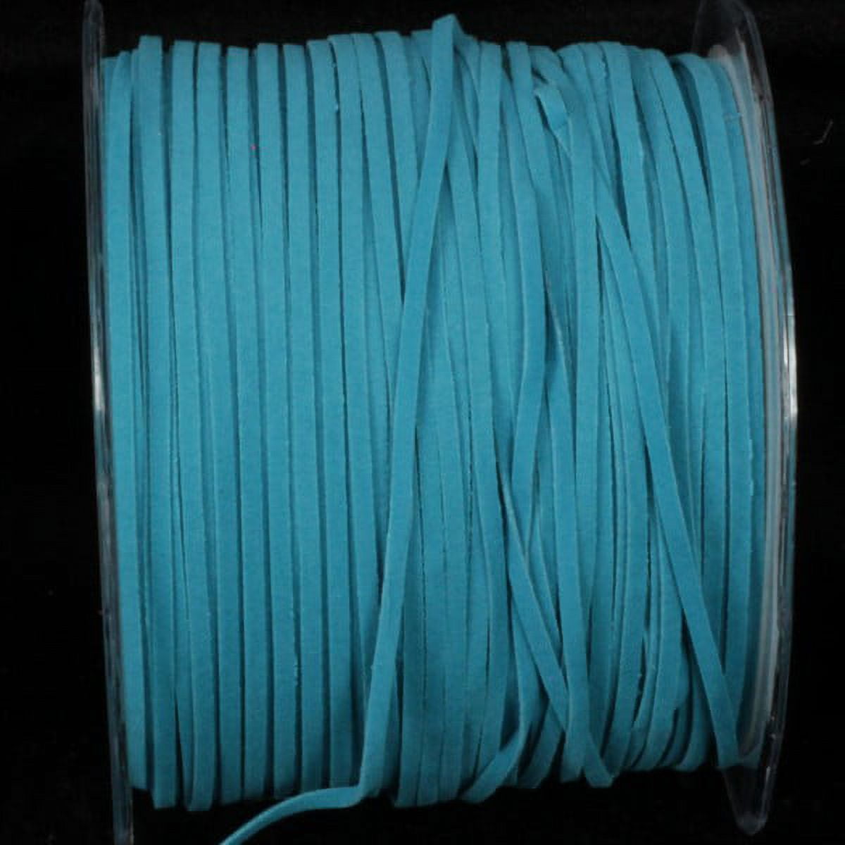 The Ribbon People Blue Faux Leather Ribbon Cord 0.25" x 440 Yards