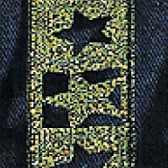 The Ribbon People Blue Navy and Gold Antique Wired Craft Ribbon 1" x 22 Yards