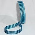 thumbnail image 1 of The Ribbon People Blue and Black Striped Satin Craft Ribbon 0.625"  x 162 Yards, 1 of 2