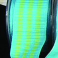 thumbnail image 1 of The Ribbon People Blue and Green Block Print Wired Craft Ribbon 0.75" x 54 Yards, 1 of 2