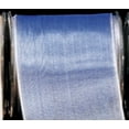 thumbnail image 1 of The Ribbon People Blue and Silver Wired Edge Craft Ribbon 1" x 50 Yards, 1 of 2