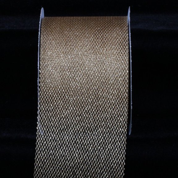 Bronze Imperial Tulle Craft Ribbon 3 x 54 Yards