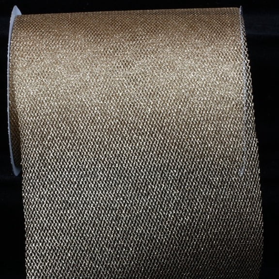 The Ribbon People Bronze Imperial Tulle Craft Ribbon 6" x 27 Yards