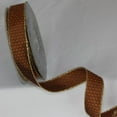 thumbnail image 1 of The Ribbon People Brown Mini Diamonds Wired Craft Ribbon 1" x 80 Yards, 1 of 2