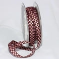 thumbnail image 1 of The Ribbon People Brown Woven Edge Checkered Wired Craft Ribbon 0.375" x 132 Yards, 1 of 2
