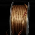 thumbnail image 1 of The Ribbon People Brown and Gold Double Sided Satin with Stitched Edge Craft Ribbon 3/16" x 220, 1 of 1